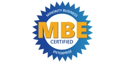 MBE, Minority Business Enterprise certified